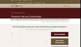 
							         Financial Aid and Scholarships : Texas State University								  
							    
