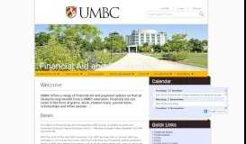
							         Financial Aid and Scholarships - UMBC								  
							    