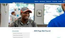 
							         Financial Aid - Application for Financial Aid - South Seattle College								  
							    