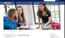 
							         Financial Aid - Cabrini University								  
							    
