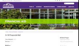 
							         Financial Aid | Clover Park Technical College								  
							    