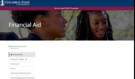 
							         Financial Aid - Columbus State University								  
							    