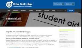 
							         Financial Aid | Divine Word College								  
							    
