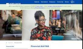 
							         Financial Aid FAQ | North Seattle College								  
							    