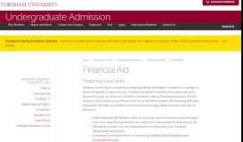 
							         Financial Aid - Fordham University								  
							    