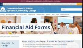 
							         Financial Aid Forms - Spokane Community College								  
							    