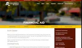 
							         Financial Aid Forms | University of the West								  
							    