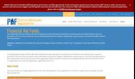 
							         Financial Aid Funds | Patient Advocate Foundation								  
							    