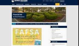 
							         Financial Aid | Georgia Southern University								  
							    