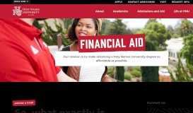 
							         Financial Aid | Holy Names University in Oakland, California								  
							    