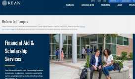 
							         Financial Aid | Kean University								  
							    