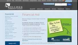 
							         Financial Aid | Kellogg Community College								  
							    