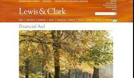 
							         Financial Aid - Lewis & Clark - LClark.edu								  
							    