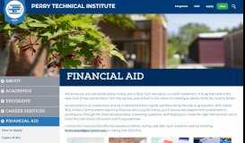 
							         Financial Aid - Perry Technical Institute								  
							    