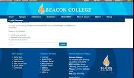 
							         Financial Aid Portal | Beacon College								  
							    