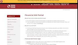 
							         Financial Aid Portal - Financial Aid - Yakima Valley College								  
							    