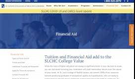 
							         Financial Aid - St. Louis College of Health Careers								  
							    