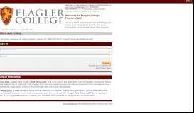 
							         (Financial Aid) Student Log In - Flagler College								  
							    