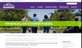 
							         Financial Aid Student Portal | Clover Park Technical College								  
							    