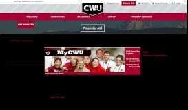 
							         Financial Aid | View Your Award - Central Washington University								  
							    