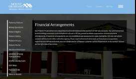 
							         Financial Arrangements - Mt. Graham Regional Medical Center								  
							    