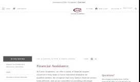 
							         Financial Assistance - Culver Academies								  
							    