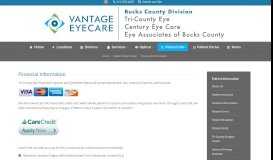 
							         Financial Information – Tri-County Eye Physicians & Surgeons								  
							    