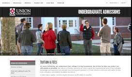 
							         Financial Information | Undergraduate | Admissions | Union University ...								  
							    