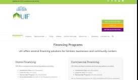 
							         Financing | UIF Corporation								  
							    