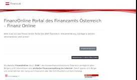 
							         FinanzOnline Portal des Finanzamts – Finanz Online - Finanz.at								  
							    