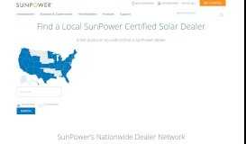
							         Find a Certified Solar Installer by Zip | SunPower								  
							    