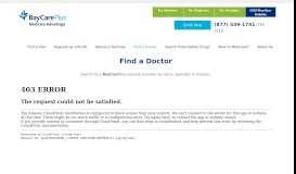 
							         Find a Doctor | BayCarePlus Medicare Advantage								  
							    