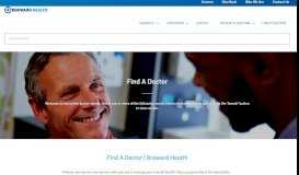 
							         Find A Doctor | Broward Health								  
							    