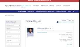 
							         Find a Doctor | Medical Center Enterprise | Enterprise, AL								  
							    