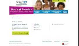 
							         Find a Doctor | New York Providers - Empire BCBS								  
							    