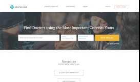 
							         Find a Doctor - Online Doctor Appointments and Reviews | Doctor.com								  
							    