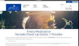 
							         Find a Doctor / Provider - HPN Medicaid/Nevada Check Up								  
							    