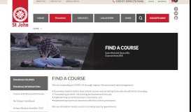 
							         Find a First Aid Course - St John Ambulance Australia (Qld)								  
							    