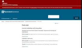 
							         Find a job | Aboriginal and Torres Strait Islander peoples | Queensland ...								  
							    