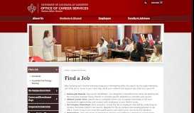 
							         Find a Job | Office of Career Services - UL Lafayette Career Services								  
							    