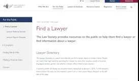 
							         Find a Lawyer – Law Society Alberta								  
							    