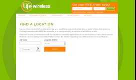 
							         Find a Life Wireless Store Near You								  
							    