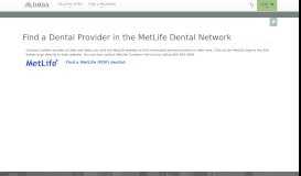 
							         Find a MetLife Dental Provider - DMBA.com								  
							    