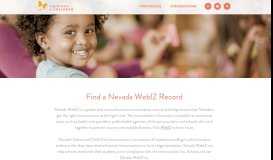 
							         Find a Nevada WebIZ Record ... - Nevada Vaccines for Children								  
							    