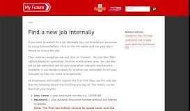
							         Find a new job internally - My Future at Royal Mail Group								  
							    