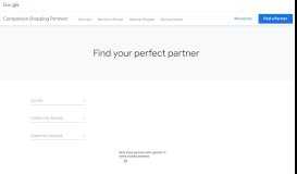 
							         Find a Partner | Comparison Shopping Partner Portal by Google								  
							    