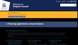 
							         Find a planning application or appeal - Kingston Council								  
							    