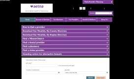 
							         Find a provider | - Aetna Better Health								  
							    