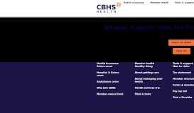 
							         Find a Provider - CBHS Health Fund								  
							    