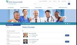 
							         Find a Provider | CHI St. Alexius Health								  
							    